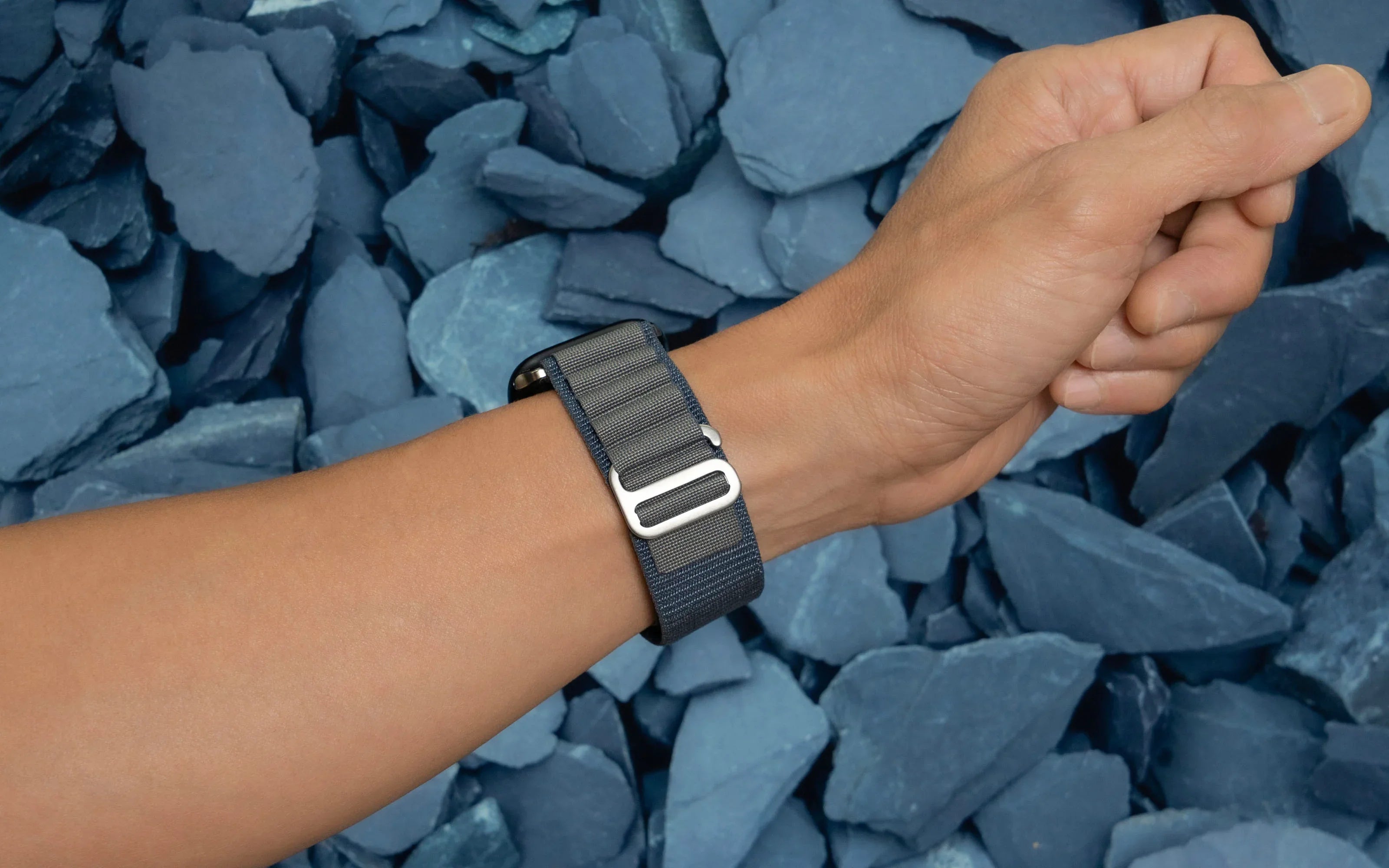 Torrii Watch 49/46/45/44 Mm Solar Strap - Slate - Tashqila Torrii Watch 49/46/45/44 Mm Solar Strap - Slate - Tashqila